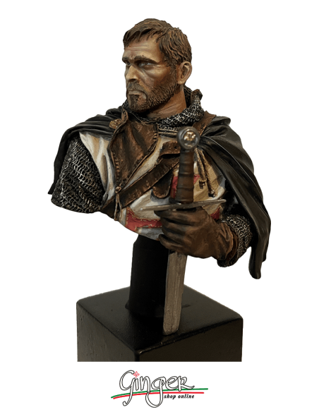 Miniature da collezione: Guerriero Crociato - dipinto a mano