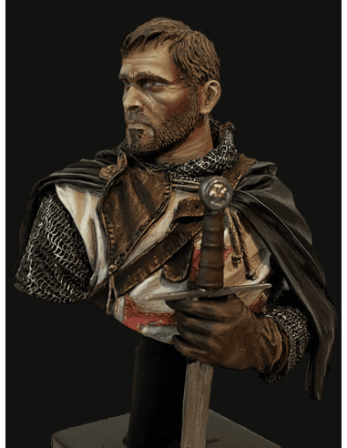 Miniature da collezione: Guerriero Crociato - dipinto a mano