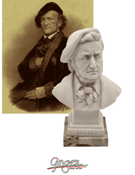 Musicisti Compositori - Wilhelm Richard Wagner - busto 16 cm