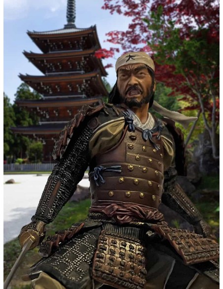 Miniature da collezione: Guerriero Samurai Ronin - dipinto a mano