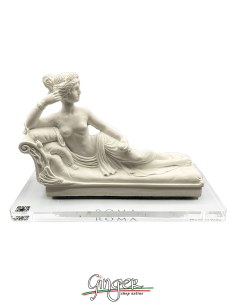 Antonio Canova - Paolina Bonaparte Borghese con base in plexiglass