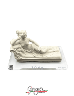 Antonio Canova - Paolina Bonaparte Borghese con base in plexiglass 2
