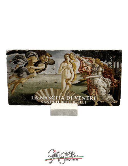 Mattonella in marmo con base - La Nascita di Venere e l'Ultima Cena