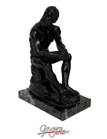 Pugile a Riposo o Pugile delle Terme o Pugile del Quirinale - 22 cm color bronzo