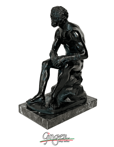 Pugile a Riposo o Pugile delle Terme o Pugile del Quirinale - 22 cm color bronzo