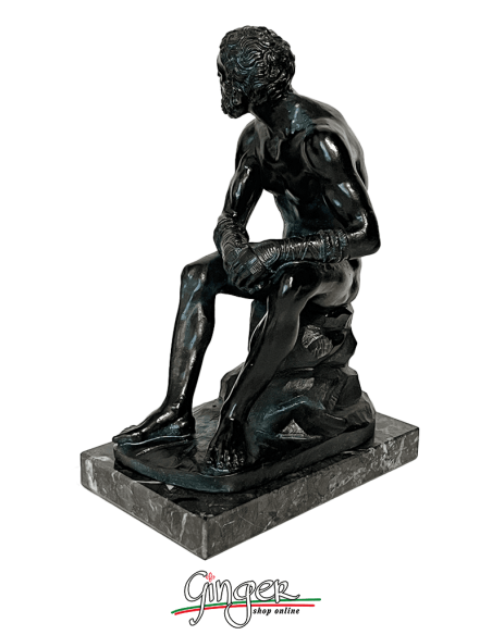 Pugile a Riposo o Pugile delle Terme o Pugile del Quirinale - 22 cm color bronzo