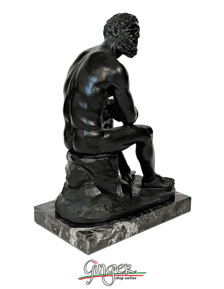 Pugile a Riposo o Pugile delle Terme o Pugile del Quirinale - 22 cm color bronzo