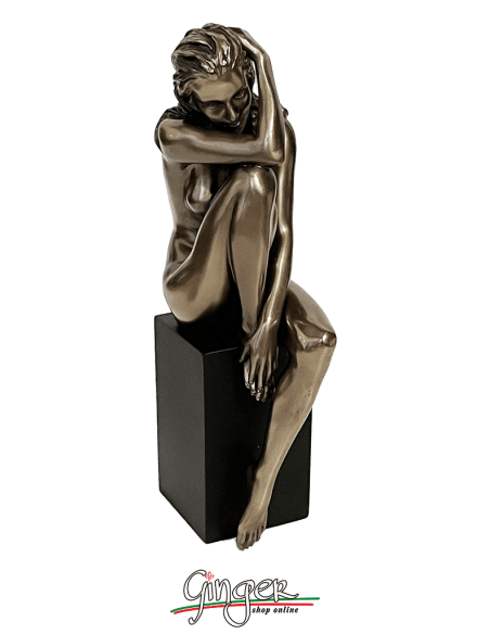Statua di ragazza distesa - 20 cm