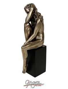 Statua di ragazza distesa - 20 cm 2
