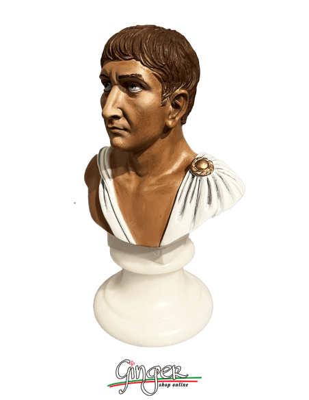 Ancient Rome - Traianus - bust 5.9 in. (15 cm) - Hand painted