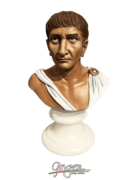 Ancient Rome - Traianus - bust 5.9 in. (15 cm) - Hand painted