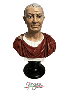 Antica Roma - Julius Caesar - bust 6.3 in. (16 cm) - hand painted 2