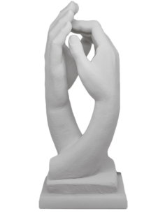 La Cattedrale di Auguste Rodin - base in alabastro - 33cm 2