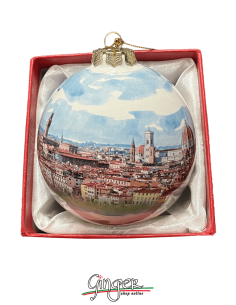 Addobbi Palla di Natale - Firenze Panorama dal Piazzale Michelangelo 2