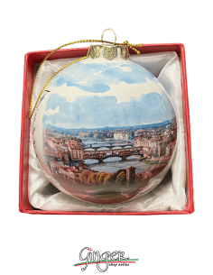 Addobbi Palla di Natale - Firenze Panorama dal Piazzale Michelangelo