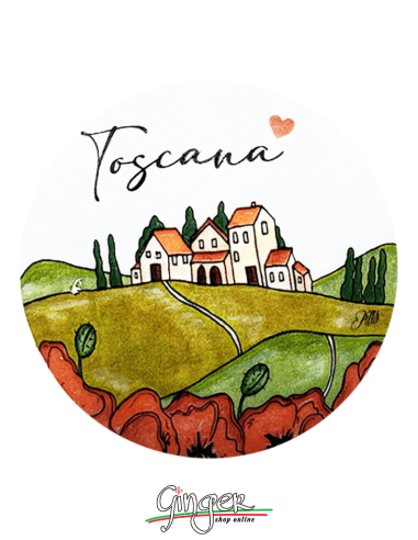Christmas Ornaments - Cities of Italy: Tuscany - 80 mm (3.14")