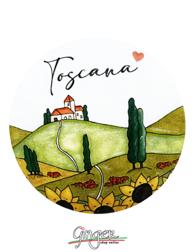 Christmas Ornaments - Cities of Italy: Tuscany - 80 mm (3.14")