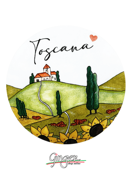 Christmas Ornaments - Cities of Italy: Tuscany - 80 mm (3.14")