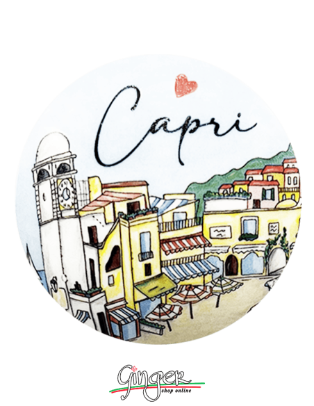 Christmas Ornaments - Cities of Italy: Capri and Sorrento - 80 mm (3.14")