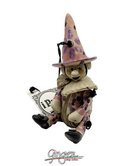 "i Pupi" Unique and collectible pieces: Italian Masks - 7 cm (2.76") - Pinocchio