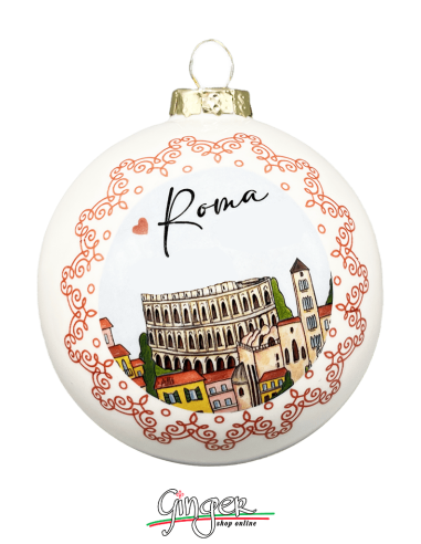 Christmas Ornaments - Cities of Italy: Rome - 80 mm (3.14")