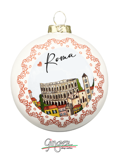 Christmas Ornaments - Cities of Italy: Rome - 80 mm (3.14")