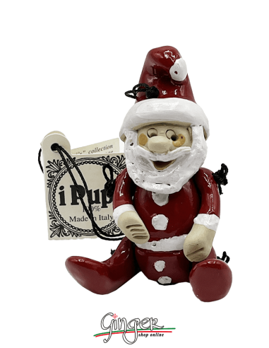 "i Pupi" Unique and collectible pieces: Santa Claus - 7 cm (2.76")