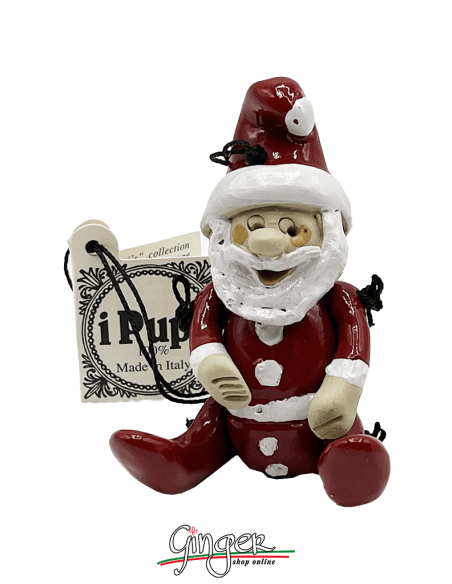 "i Pupi" Unique and collectible pieces: Santa Claus - 7 cm (2.76")