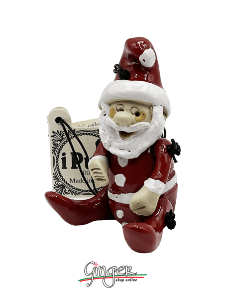 "i Pupi" Unique and collectible pieces: Santa Claus - 7 cm (2.76")
