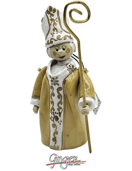 "i Pupi" Unique and collectible pieces - Jubilee: the Archbishop 10 cm