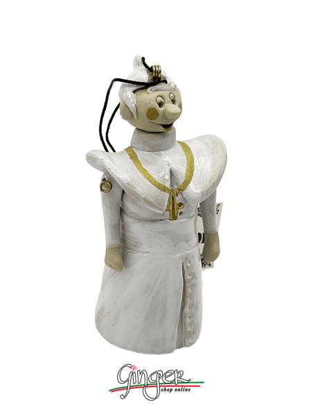 "i Pupi" Unique and collectible pieces - Jubilee: the Pope 10 cm