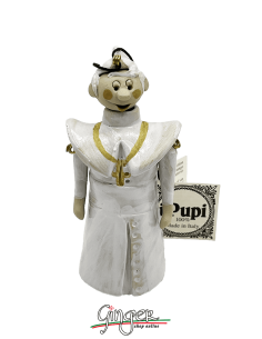 "i Pupi" Unique and collectible pieces - Jubilee: the Pope 10 cm