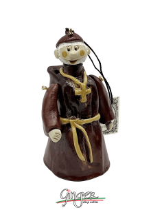 "i Pupi" Unique and collectible pieces - Jubilee: the Friar 10 cm 2