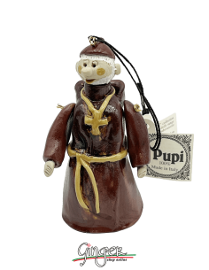 "i Pupi" Unique and collectible pieces - Jubilee: the Friar 10 cm