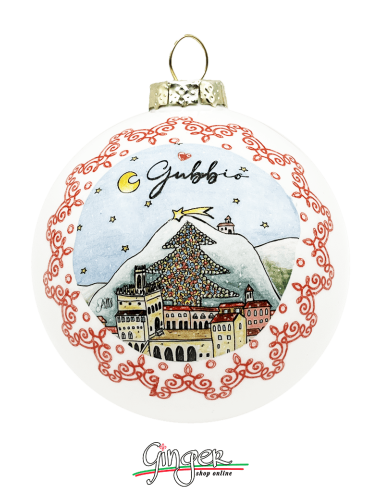 Christmas Ornaments - Cities of Italy: Gubbio - 80 mm (3.14")