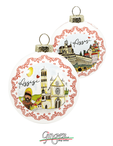 Christmas Ornaments - Cities of Italy: Assisi - 80 mm (3.14")