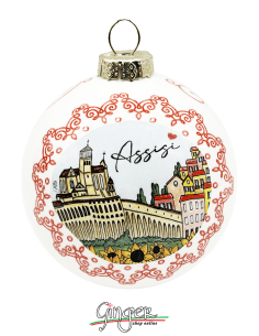 Christmas Ornaments - Cities of Italy: Assisi - 80 mm (3.14") 2