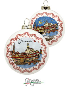 Christmas Ornaments - Cities of Italy: Verona - 80 mm (3.14")
