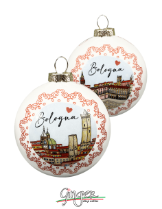 Christmas Ornaments - Cities of Italy: Bologna - 80 mm (3.14")