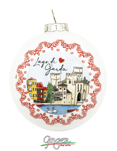 Christmas Ornaments - Cities of Italy: Lago di Garda (Lake Garda) - 80 mm (3.14") 2