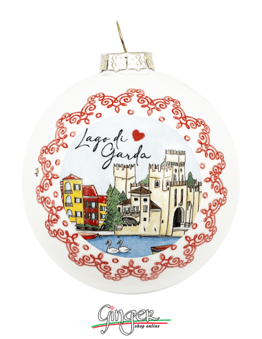 Christmas Ornaments - Cities of Italy: Lago di Garda (Lake Garda) - 80 mm (3.14")