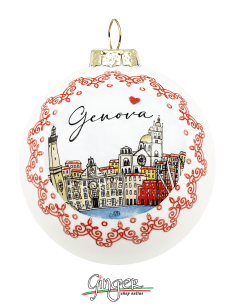 Christmas Ornaments - Cities of Italy: Genoa and the Cinque Terre - 80 mm (3.14") 2