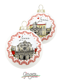Christmas Ornaments - Cities of Italy: Lecce - 80 mm (3.14")