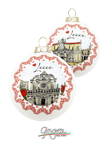 Christmas Ornaments - Cities of Italy: Lecce - 80 mm (3.14")