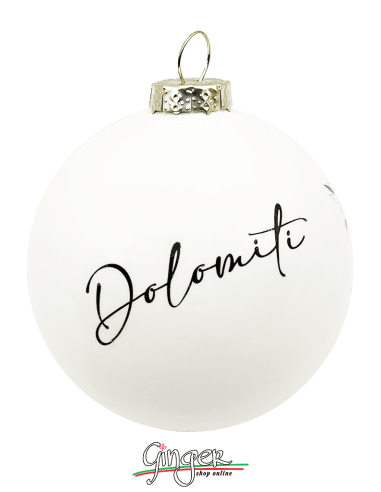 Christmas Ornaments - Cities of Italy: Edelweiss and Dolomiti - 80 mm (3.14")