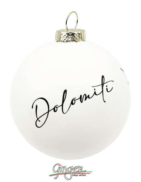 Christmas Ornaments - Cities of Italy: Edelweiss and Dolomiti - 80 mm (3.14")