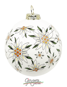 Christmas Ornaments - Cities of Italy: Edelweiss and Dolomiti - 80 mm (3.14") 2