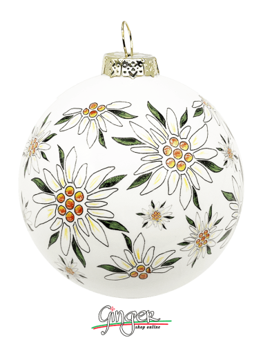 Christmas Ornaments - Cities of Italy: Edelweiss and Dolomiti - 80 mm (3.14")