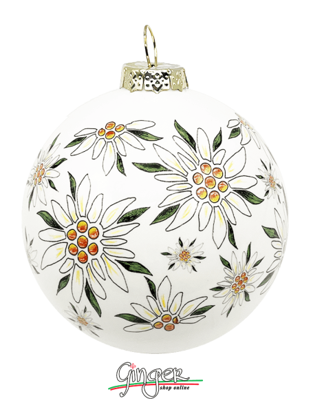 Christmas Ornaments - Cities of Italy: Edelweiss and Dolomiti - 80 mm (3.14")