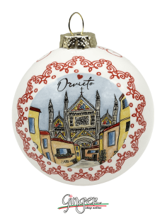 Christmas Ornaments - Cities of Italy: Orvieto - 80 mm (3.14") 2